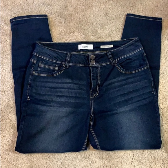 angels forever young curvy skinny jeans